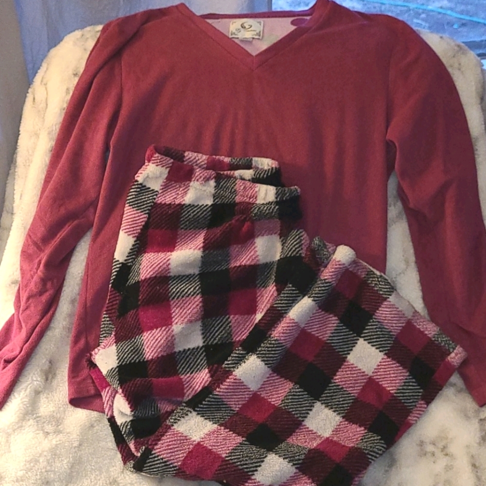 dark pink PJs full set